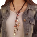 National Style Sweater Chain Heavy Metal  Fine Creative Vintage Women Round Necklace Jewelry Set for Women Wholesale