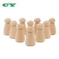 Ready to Paint Unfinished Wood Angel Peg Dolls for Kids Craft