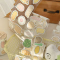1Roll Tape Dialogue Box Collection Series Basic Ancient Manga Frame Theme Handbook Loop Stickers