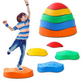 Stepping Stones for Kids5pcs Non-Slip Plastic Balance Blocks for Promoting Children's Coordination Skills Sensory Autism Toys