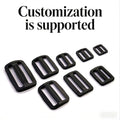 Factory Price Wholesale Adjustable Webbing Slider Buckle for Belt Backpack and Bags Backpack Slide Plastic Triglides Slides