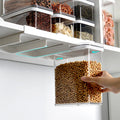 OWNSWING Kitchen Cereal Storage Bins Pantry Organization Pull Out Under Cabinet Airtight Food Storage Containers