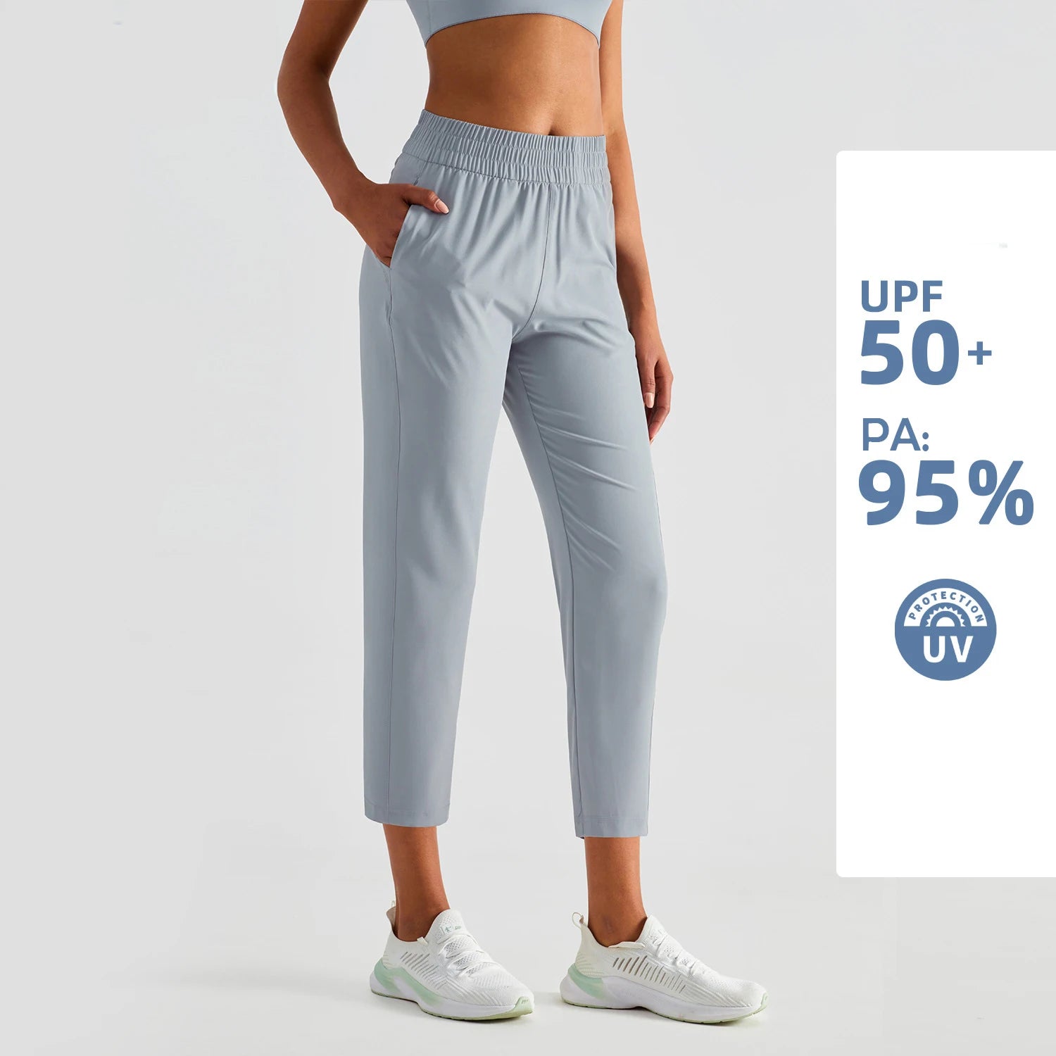 Wholesale Jogger Pants Slant Pockets Running Training Casual Sport Wear Loose Elastic Waist Quick Dry Breathable High Impact