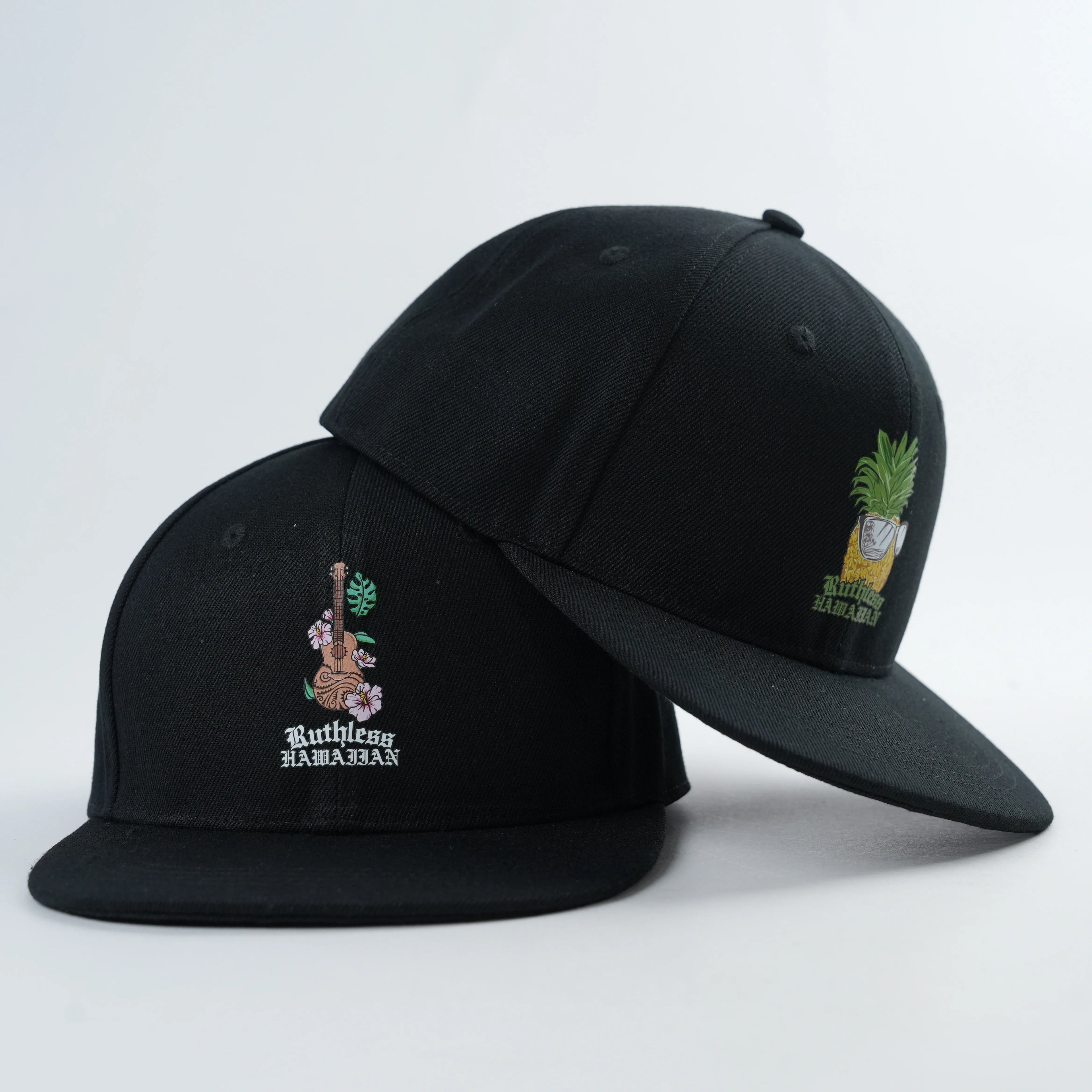 Printed Hip Hop Custom Fashion Design Cap Snapback Hat Vintage Classics Flat Brim With Embroidery Logo