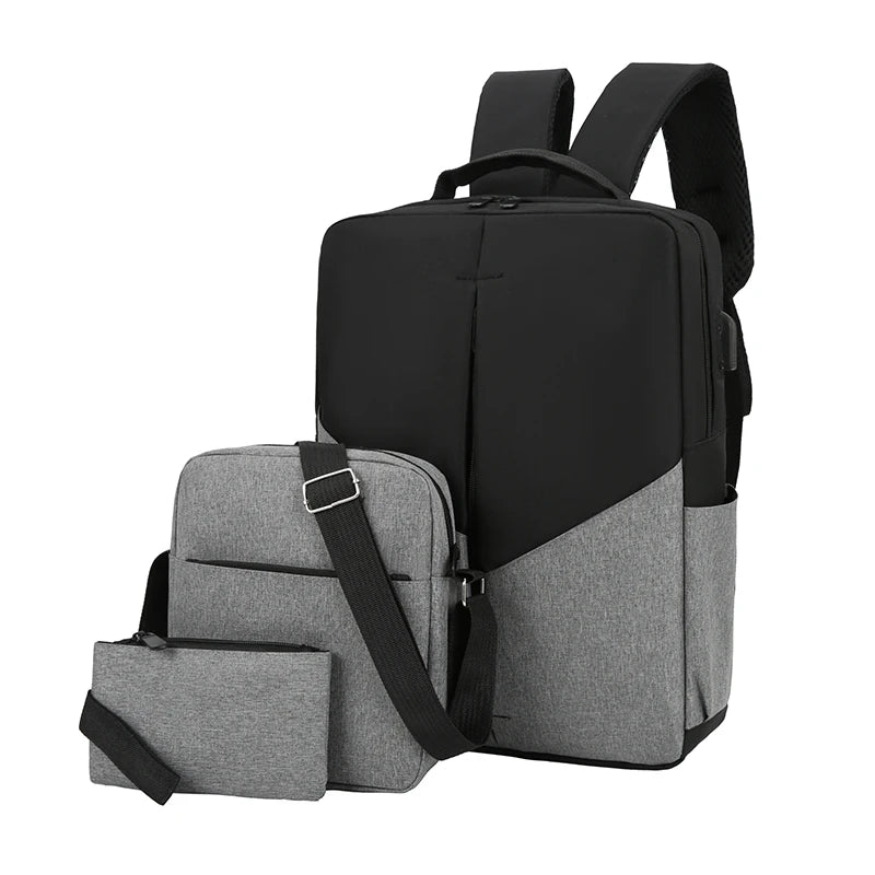 New High-capacity Laptop Backpack 3 in 1 School Backpack School Bag Set Business Laptop Bag Set Laptop Backpack Set