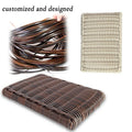 Wholesale Placemat Raw Materials Synthetic Weaving Rolls Plastic Rattan
