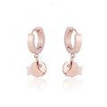 EKE047 Cute Fashion Minimalist Vendor Jewelry Fish Design Dangle Women Ladies Student Higgie Stainless Steel Animal Earring