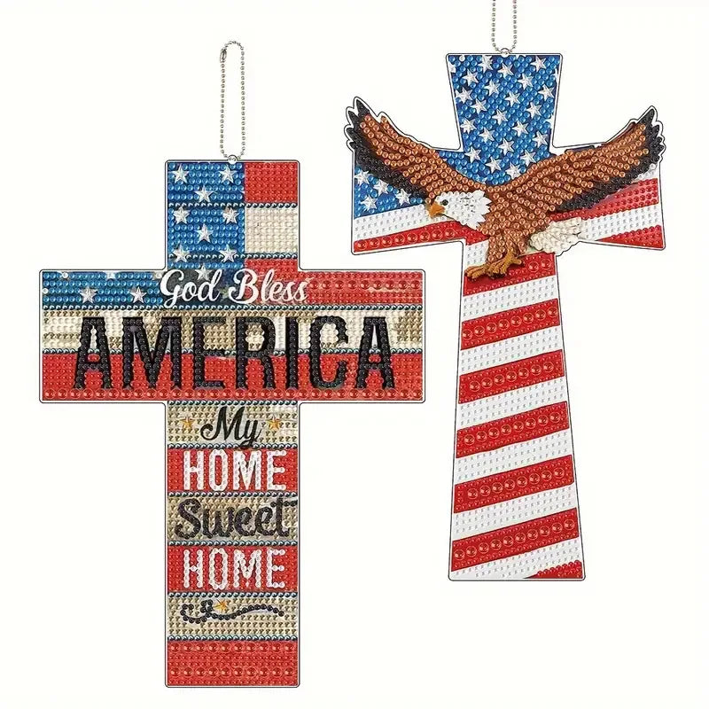 2024 New Arrival USA Animal Platform Hot-selling DIY Diamond Painting Single-sided Acrylic Pendant