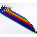 Long Ball End Hex Allen Wrench Coloured Industrial Metric Chrome Vanadium Steel