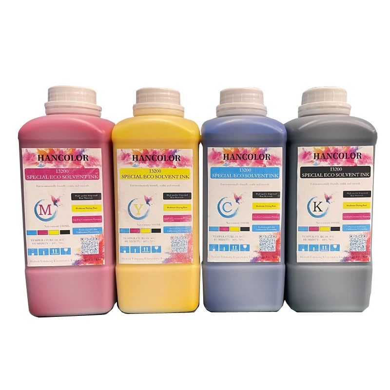 HanColor Hot Sale Eco Solvent Printer Ink Water Eco Solvent Ink for XP600 I3200
