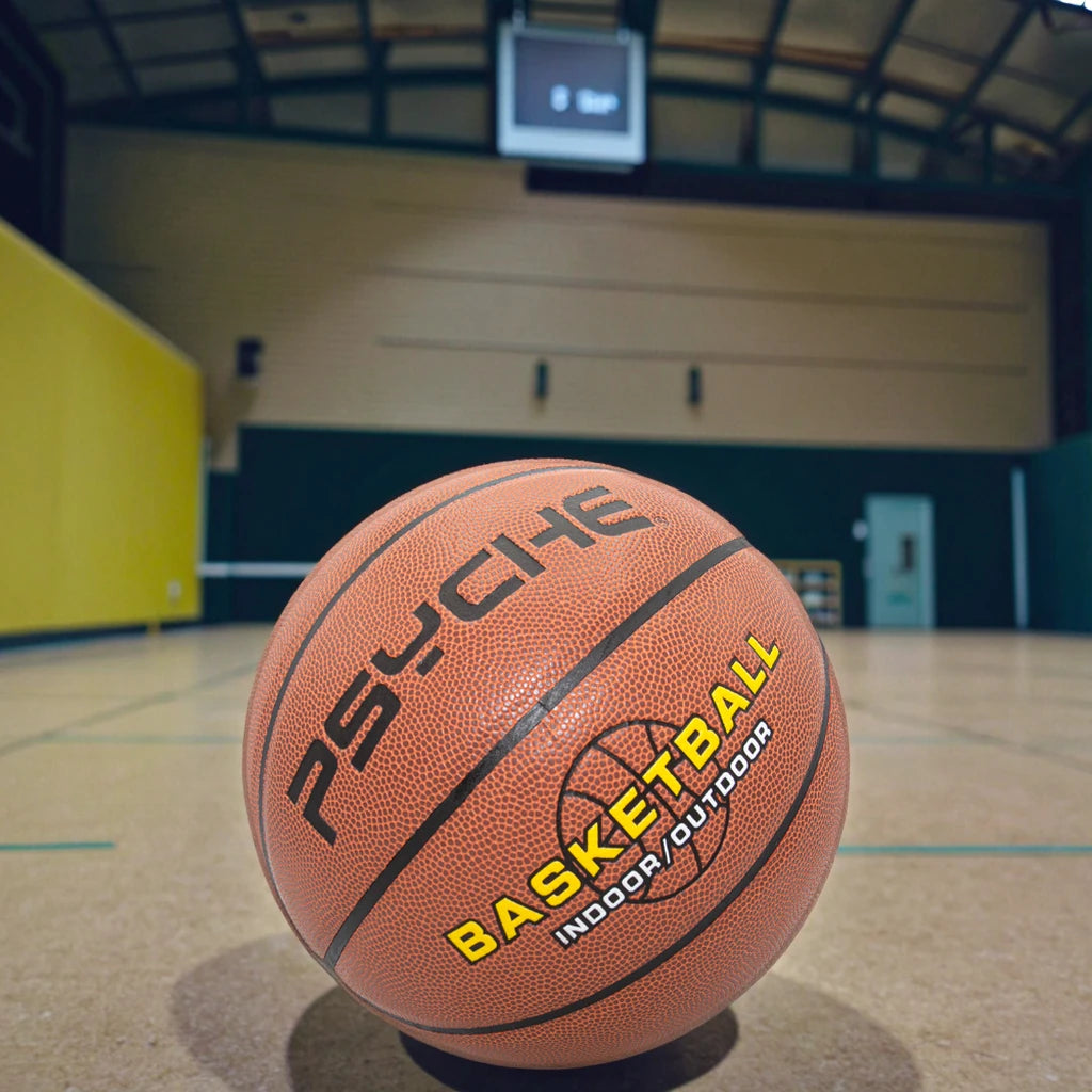 PSYCHE Factory Supply Customized Basketball With Your Logo Size 6 Hygroscopic PU Women Basketball Indoor Outdoor for Training