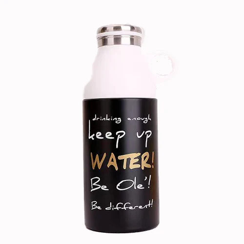 500ml stainless steel 304 double wall insulated vacuum flask cup for kids and children with customized printing