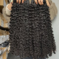 Raw Burmese Curly Human Hair Double Drawn Vietnamese Cambodian Virgin Human Hair Cuticle Aligned  Burmese Curly Hair Vendor