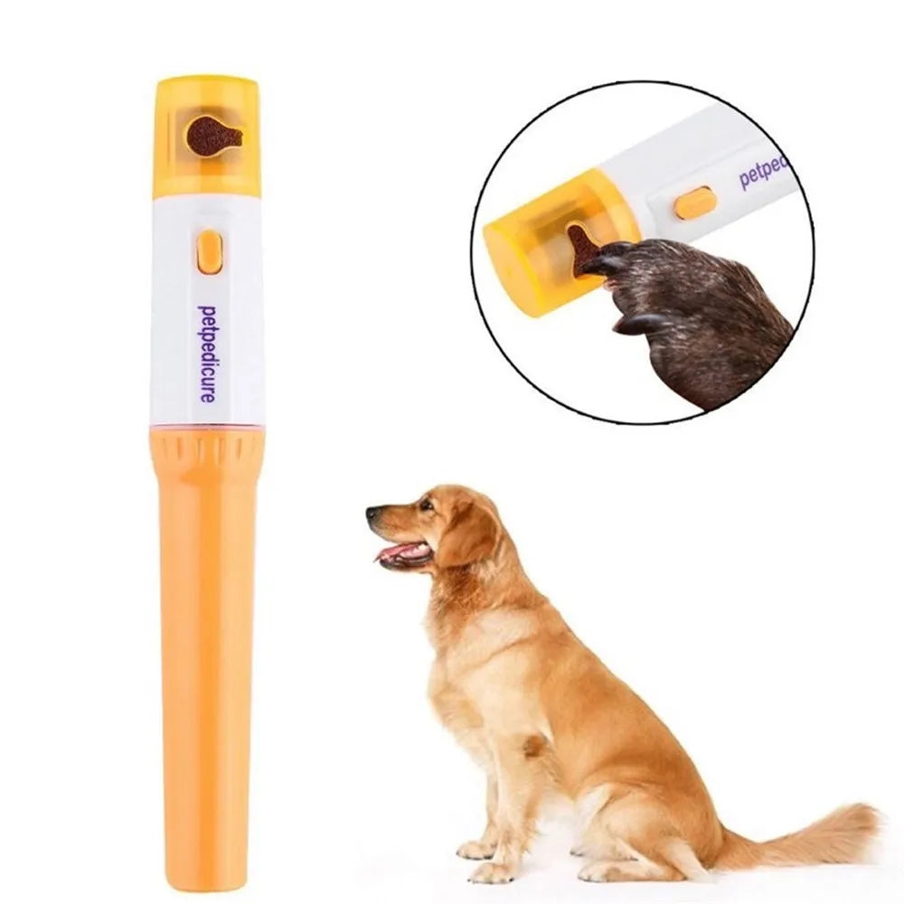 Pet Nail Clipper Polisher Electric Claw Sharpener Cat Dog Finger Paws Automatic Trimming Grooming Tools MegaBDM
