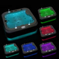 2026 Large Rectangle Balboa White Acrylic Eco-Friendly Massage Soaking Hot Tub Spa Drainer Faucet Modern Design Hotel Outdoor