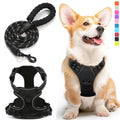 Fashionable Luxury Large Dog Chest Carrier Medium Nylon Pet Harness Button Closure Quick Release Leash Back Support Outdoor