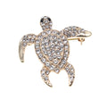 Free Shipping Small Order Quantity Children's Wedding Engagement Animal Sea Turtle Gold Plated Silver Plating Brooch Pins
