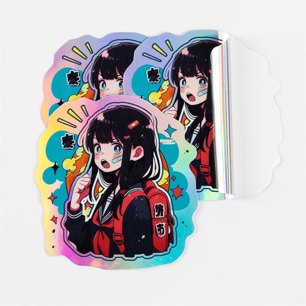 Custom Waterproof Glue Pvc Printing Die-cutting Custom UV protection Stickers Self-adhesive