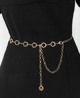 Gaby New Fashion Circle Metal Body Chain Waist Chain Decorative Dress with Accessories Women's Body Accessories