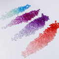 100Pcs/Bag Color Change Heart Nail Charms Mix 4/6mm Resin Peach Heart Uv Light Change Color Nail Rhinestone Nail Decoration