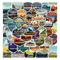 50Pcs Outdoor National Park Decor Graffiti Stickers for Laptop Bottle Waterproof Vinyl Adventure Sticker