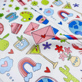 Waterproof Custom Logo Printing Brand Label Stickers Self-Adhesive Vinyl Kiss Cut Custom Sticker Sheets