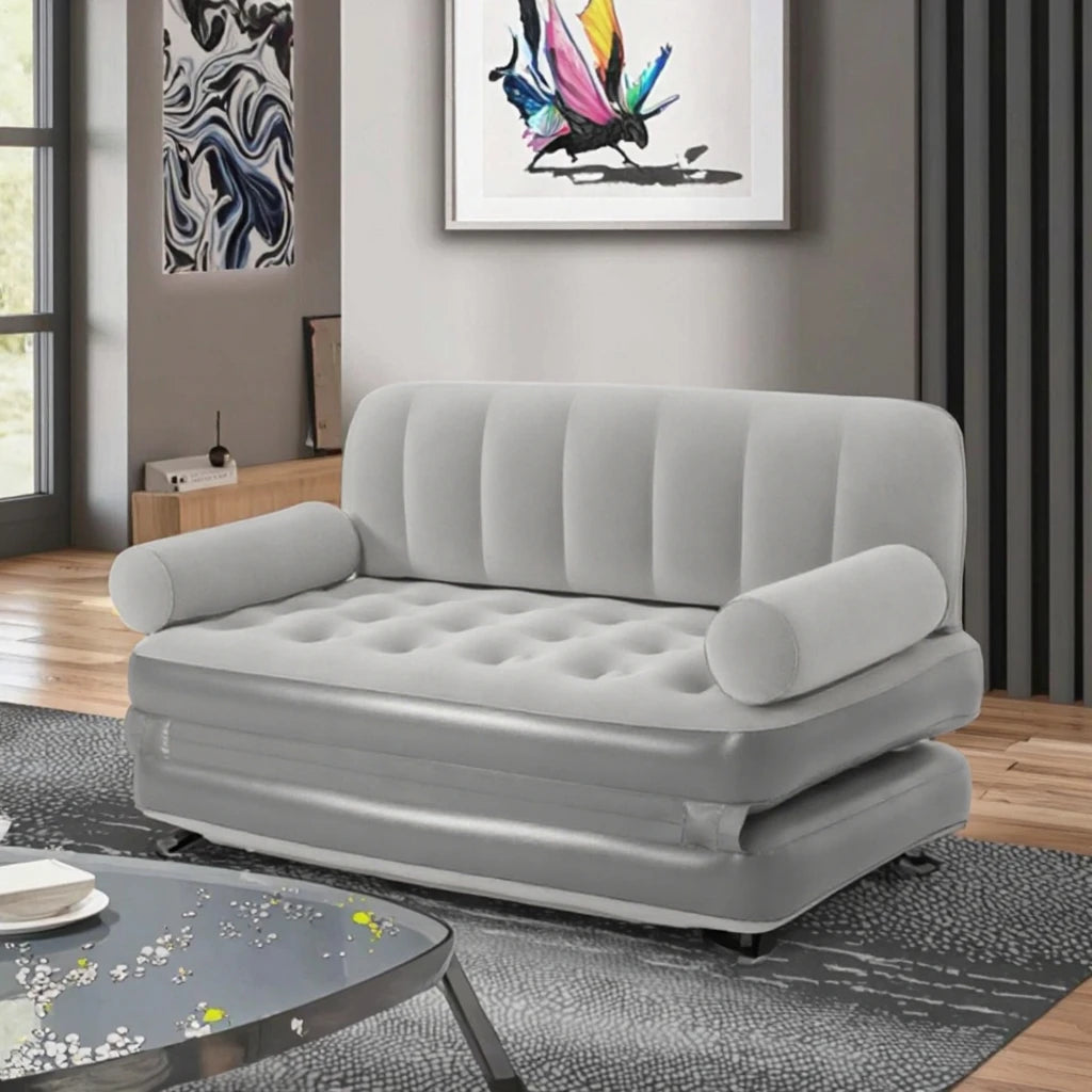 Inflatable Sofa Double Person Inflatable Lounge Chair Lazy Person Inflatable Sofa