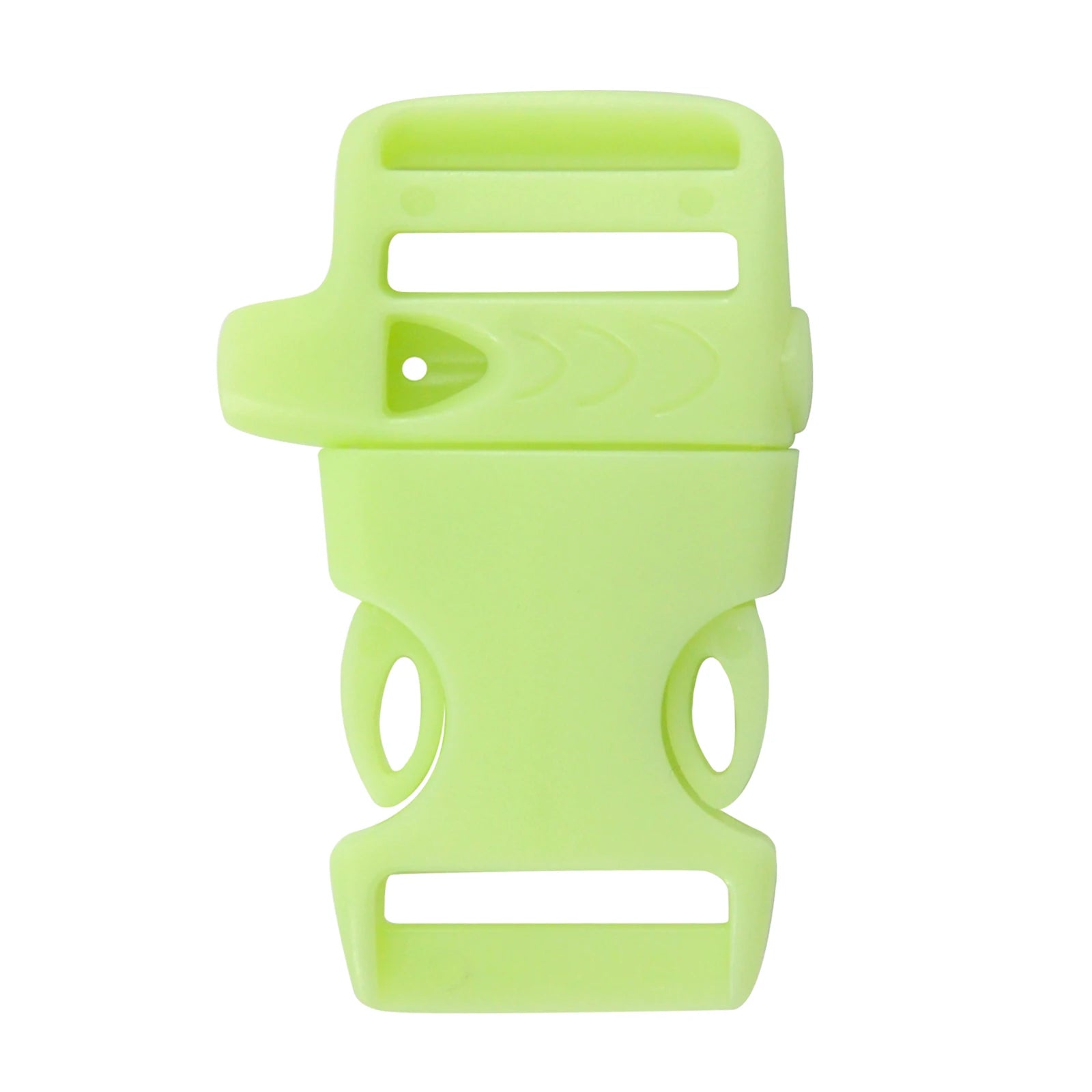 5/8 "glow-in-the-dark Paracord  Buckle Plastic Straight Side Release Practical Buckle Whistle Buckle