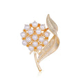 DRAL905 Fashion Flower Pearls Brooch Women Brooches Jewelry Wholesale
