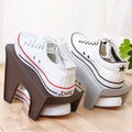 Household Double-layer Shoe Storage Rack Simple Integrated Plastic Shoe Rack Living Room Shoe Rack