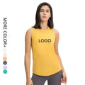 Sleeveless T-Shirt With Back Cutout Is Light and Breathable Moisture Wicking Loose T Shirt for Women Vest