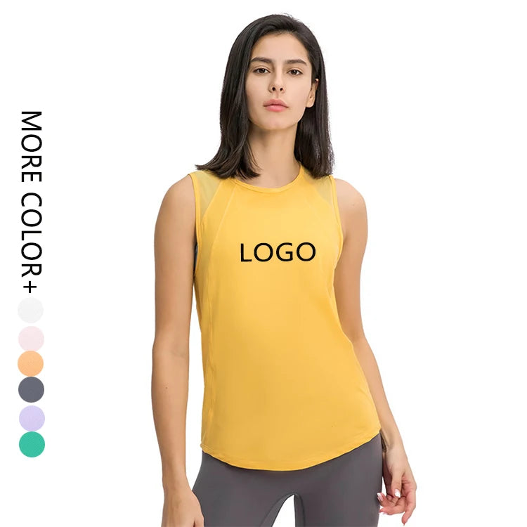 Sleeveless T-Shirt With Back Cutout Is Light and Breathable Moisture Wicking Loose T Shirt for Women Vest