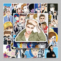 51PCS Factory Wholesale Star Singer Creative Perimeter Waterproof Justin Bieber Sticker Guitarist Ledger Scooter Sticker