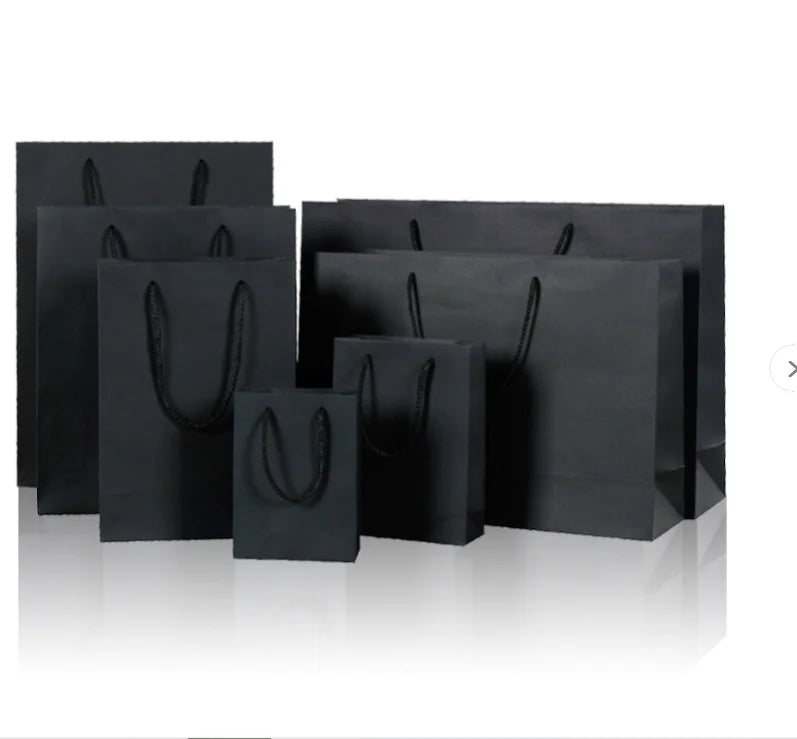 Custom Luxury Gift Festival Hotel Business Shopping Packaging Paper Bag With Your Own Logo Portable Clothing Kraft Paper Bag