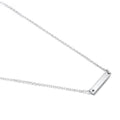 EManco Trendy Geometric Minimalist Horizontal Bar Link Chain Necklace Women Chokers Stainless Steel Jewelry Wedding Party Gift
