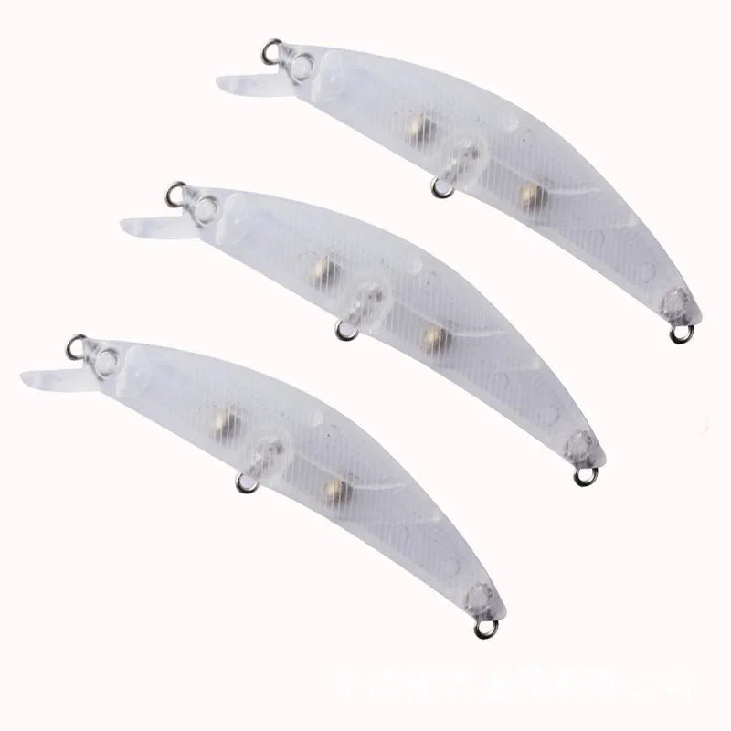 Floating Minnow 5.7g/9.2cm Unpainted Blank Lure 3.62in / 0.2oz Minnow Wobbler 90mm Unpainted Lure
