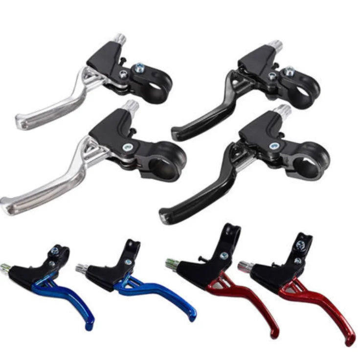 Lightweight 2-Finger Aluminum V-Brake Cycling Part Mountain Bike Bicycle Brake Handle for BMX Riding