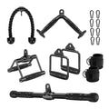 FDFIT Wholesale Tricep Press Down Cable Machine Attachment Pull Down Straight Bar Weightlifting Workout Accessories