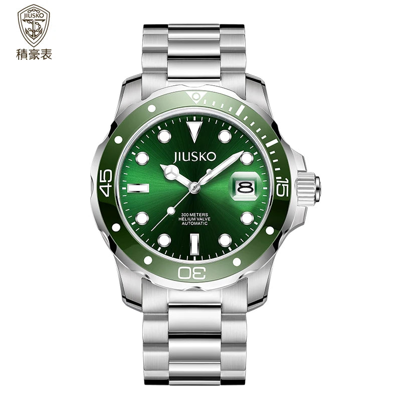 Luxury Men Diver Watch Fashion Calendar Wrist Automatic Stainless Steel Man Sports Watch Diving Watches