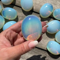 Factory Price Wholesale Crystal Healing Stone Opalite Palms Stone for Healing