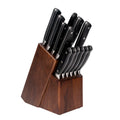 15 Pcs Stainless Steel Kitchen Knife Set With POM Handle Wooden Block Knife Set Kitchen Knife Set