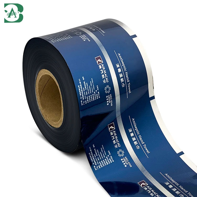 Metallized Soft Translucent Moisture Proof Laminated Roll Film for Household Packaging