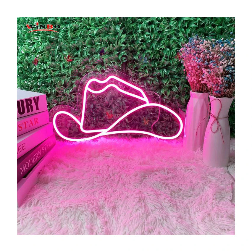 Free Design Custom Logo Led Light Neon Sign Custom No MOQ Dropshipping Cowboy Cat Neon Sign
