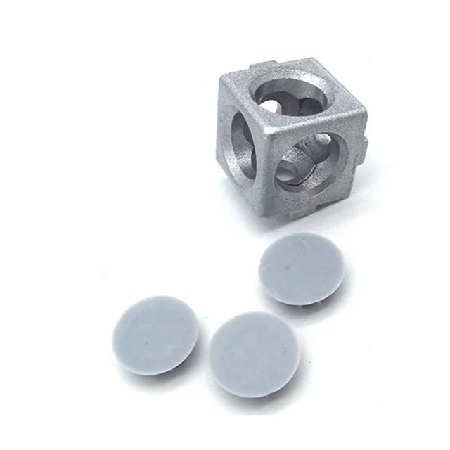 2020 Aluminum Extrusion Profile Three-Way Connector Bracket Durable Aluminum Alloy for Mounting Brackets