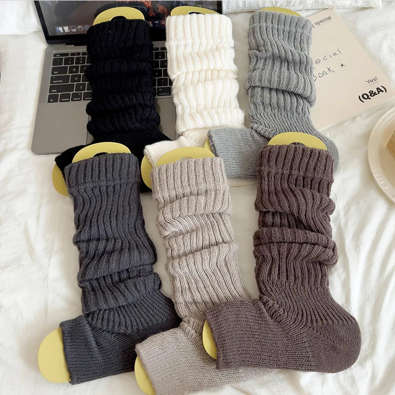 QIANGYI Women's Fashionable Polyester Winter Leg Warmers Wholesale Thick Sleeves for Added Warmth