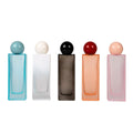 Empty Rectangle 50ml Color Crimp Glass Perfume Bottle Luxury Clamp Parfum Bottles