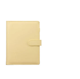 2022 Custom Notebook A4 A5 A6 Binder Planner Ring Binder Pu Leather Notebook Budget Binder with Cash Envelopes
