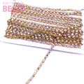 AB Crystal Rhinestone Trim for Fashion for Wedding Dresses Shoes Bags; Bridal Dress Decoration Garment Applique Trim