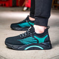 Best Selling Labor Protection Safety Shoes Lightweight Breathable Fly Woven Shoes Anti Smashing Work Shoes for Men