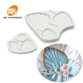 AK Leaves Fondant Silicone Mold for Cake Decorating  Chocolate Mold Cake Dessert Decorating Molds Baking Cookie Mousse Mould